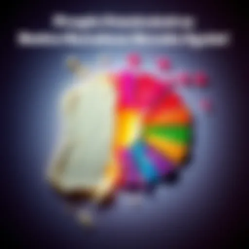 A chart showing colorful butter segments that is currently broken, highlighting people's frustration.