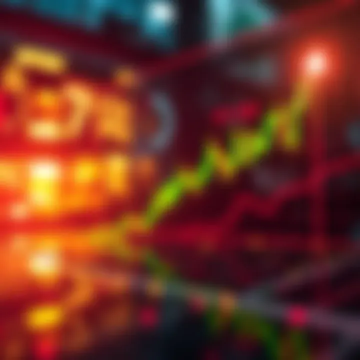 Graphic showing upward trend in BTC market with a price point near 72,142