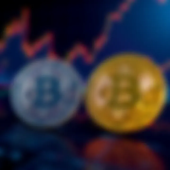 Bitcoin Trading Strategies in Europe A graphic showing Bitcoin symbols with euros and USDC, highlighting trading strategies in Europe