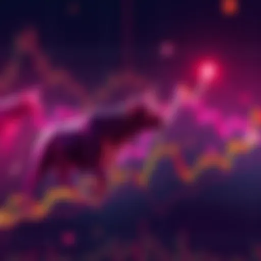 A financial chart showing an upward trend with bullish indicators, symbolizing a potential bull run in cryptocurrency markets. The chart emphasizes price points and market sentiments.