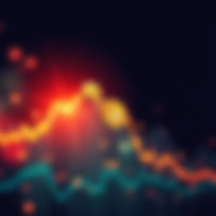 A rising graph with altcoins symbols, signaling a positive market trend and upcoming alt season.