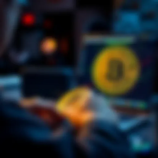 A person purchases small amounts of Bitcoin using a secure platform for cold storage, with a digital wallet visible on the screen.