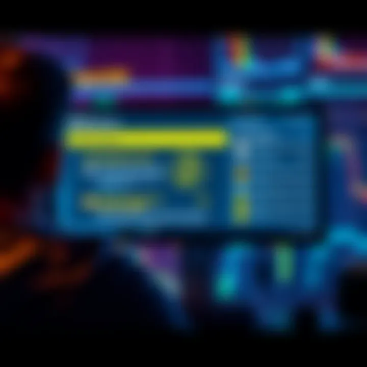 A person looking at a computer screen displaying options for buying Bitcoin without KYC procedures.