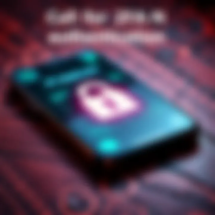 A digital wallet on a smartphone with a lock symbol, highlighting the need for security in transactions.