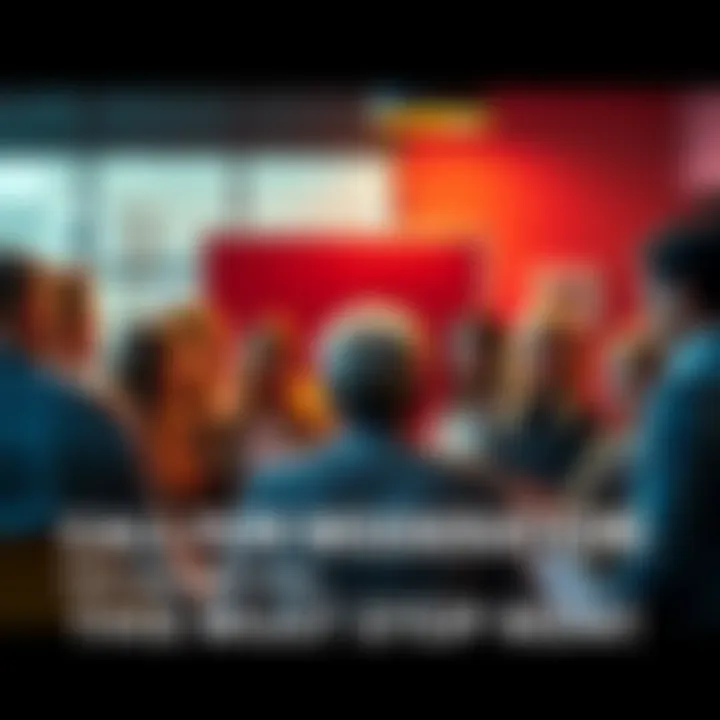 Urgent Call for Moderation A group of concerned people discussing moderation issues in a community setting