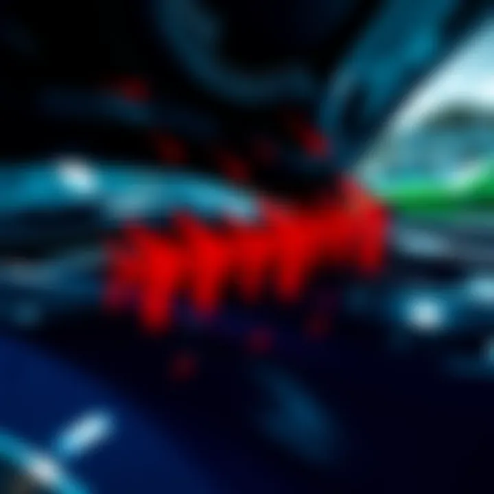 A close-up of a car hood showing visible vibrations and bulging, indicating engine issues.