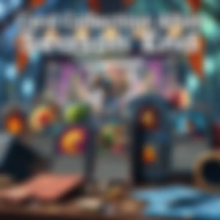 A visual of various cards displayed, showcasing both stellar and common cards, with a seasonal theme in the background.