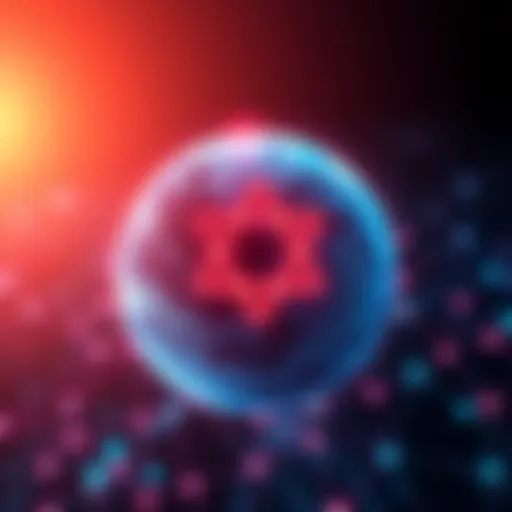 A visual representation of the Cardano blockchain with interconnected nodes and a globe in the background, symbolizing global transformation.