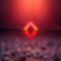 Visual of two branches splitting from the Cardano logo, representing the blockchain split after the transaction error.