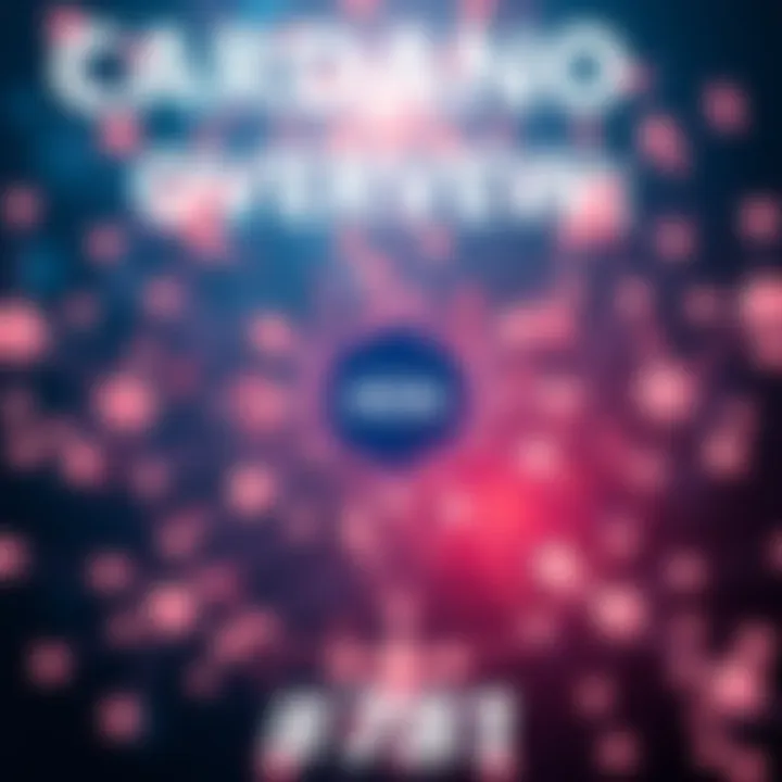 Cardano Coalitions Overview An illustration showing interconnected networks symbolizing coalitions in the Cardano ecosystem with ADA logo in the center