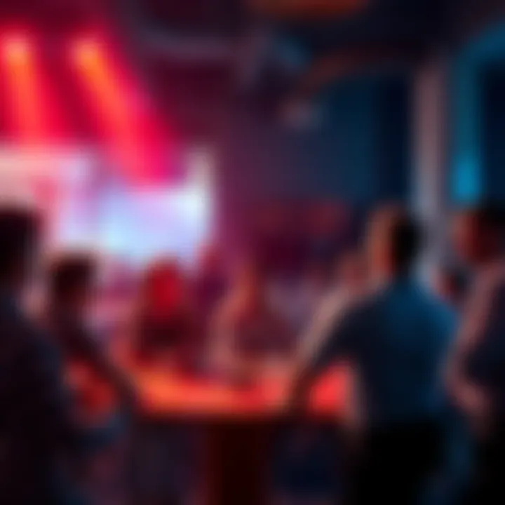 A group of people discussing Cardano governance and participation in a casual setting