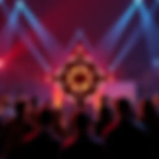 Cardano logo surrounded by people discussing digital finance and decentralization