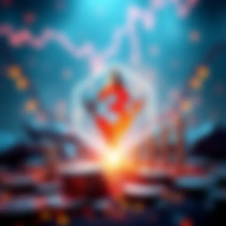 Cardano Investment for Liquidity Visual representation of Cardano's $30 million investment to improve network liquidity, showcasing digital currency symbols and financial growth elements.