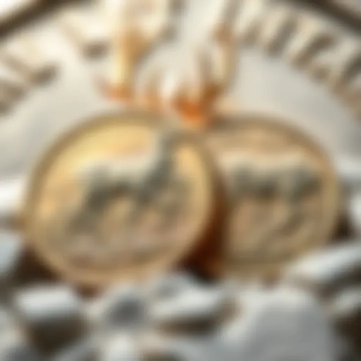 Close-up view of the 1991 and 1992 Caribou quarters showcasing their intricate design and details