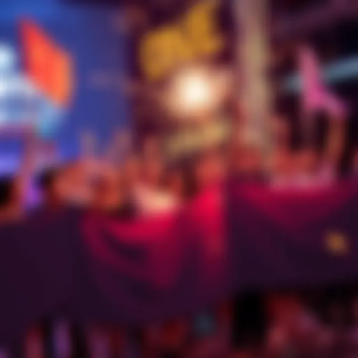 Celebrating One Year of Node Staking A group of people celebrating a year of successful node running and staking, holding banners and cheering together, expressing joy and community spirit.