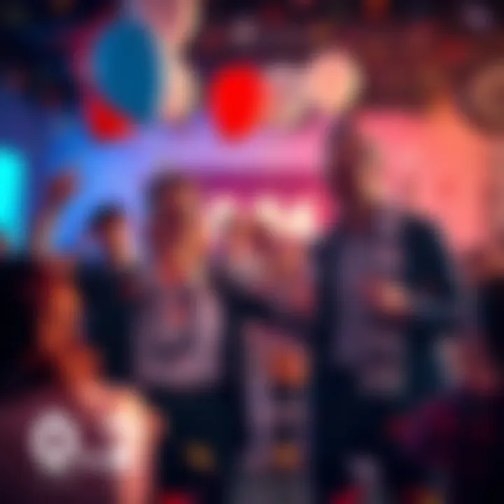 Members of the 0.2 Club celebrate their recent achievement with balloons and confetti in a joyful atmosphere.