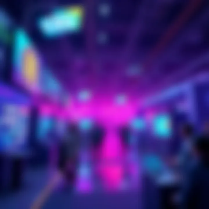 A display of new longevity and blockchain technologies at CES 2025, showcasing health and digital solutions.