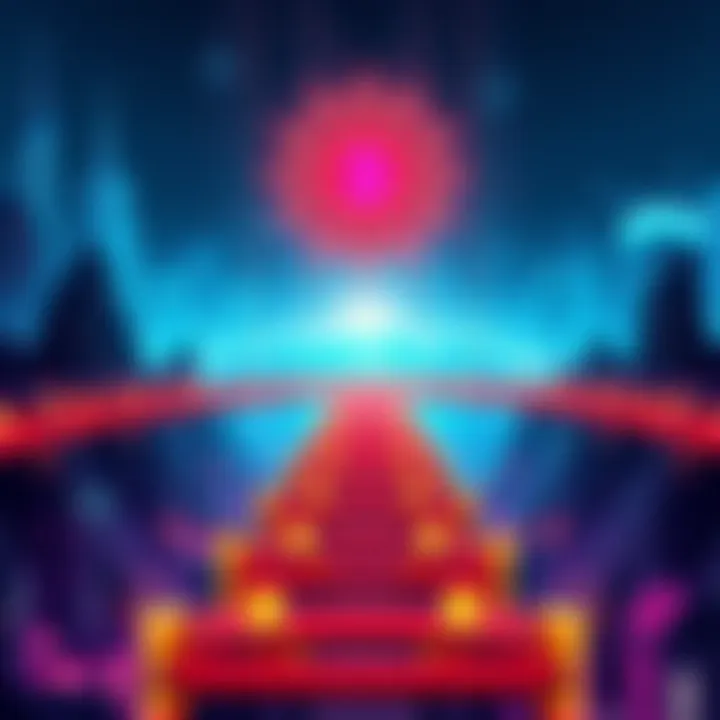 Illustration showing Chainlink bridging decentralized finance and traditional finance with secure data protocols