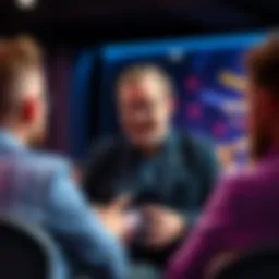 Charles Hoskinson speaking about the Code is Law concept in blockchain during a conference