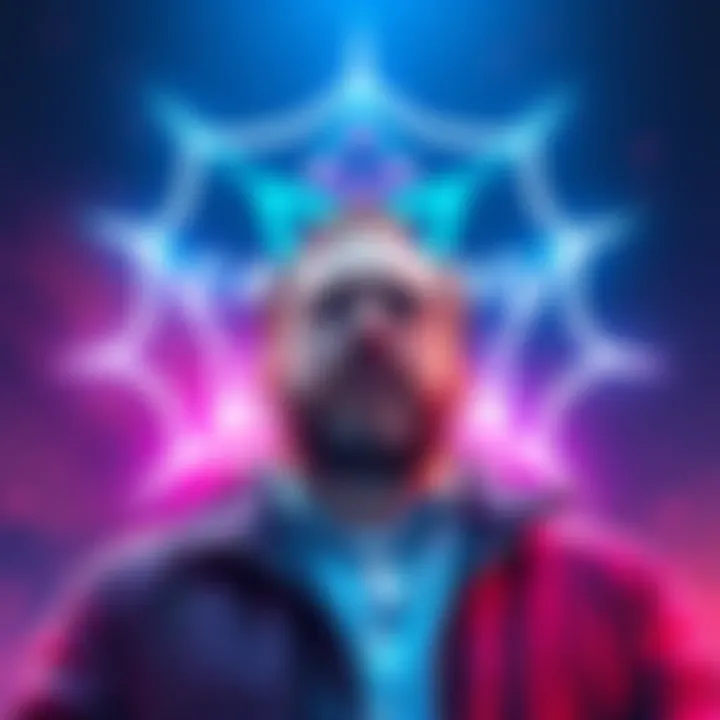 Charles Hoskinson announcing his departure from X, with a backdrop of Cardano's logo symbolizing transition to decentralization