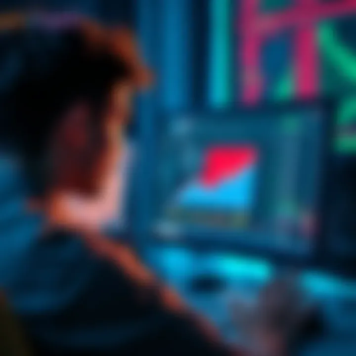 A person looking at a computer screen showing a chart being removed from a forum discussion, with expressions of confusion and concern.