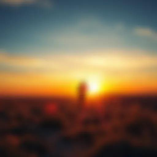 A person running towards a sunrise with determination, symbolizing the pursuit of dreams.