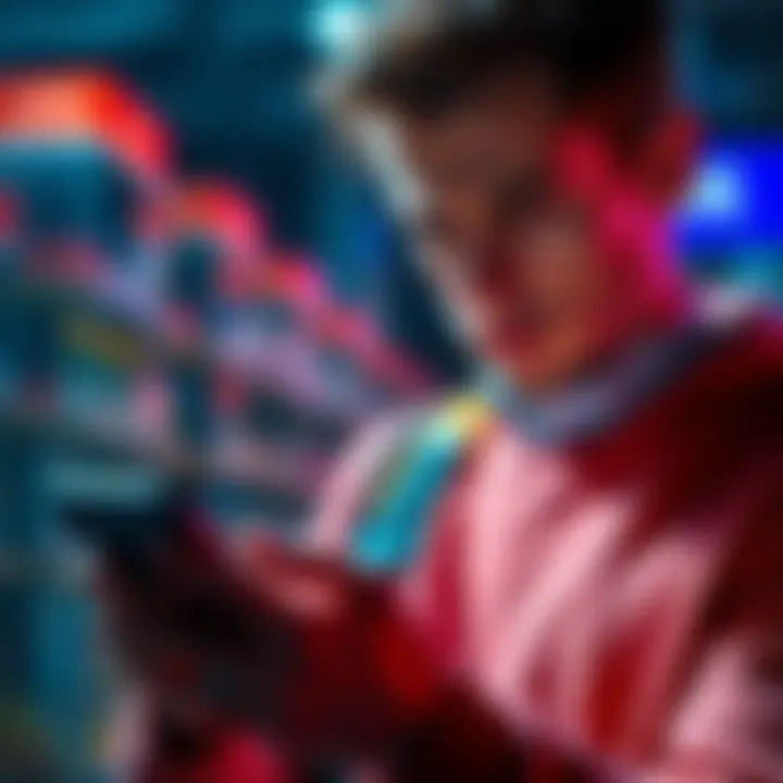 A person examining their digital wallet on a phone, looking concerned about potential scams and transfer problems