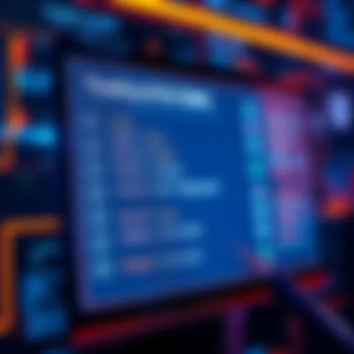 A checklist with items related to AI and DeFi strategies, including risk rules and audits, on a digital screen.