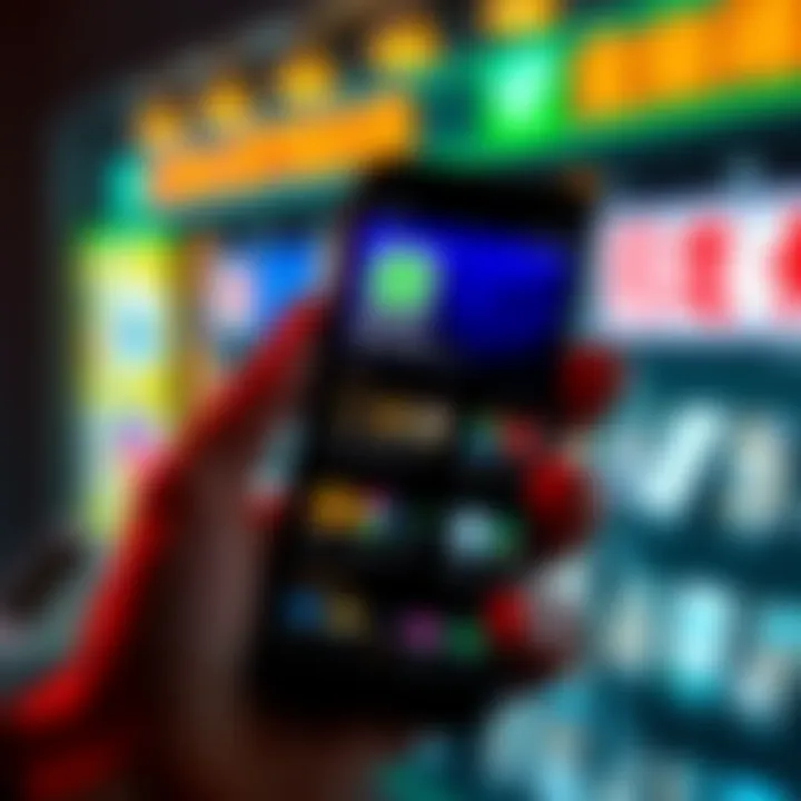 A smartphone showing an app store with the Bitchat app removed, highlighting censorship in digital communications in China.