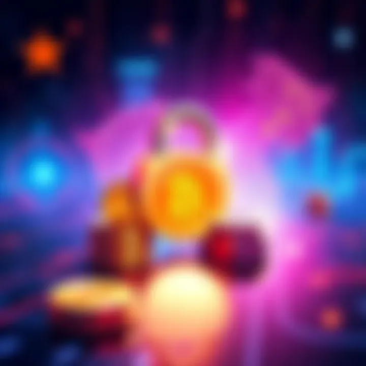 A digital illustration depicting the tightening of cryptocurrency regulations in China with symbols of coins and a padlock, alongside imagery of quantum computing technology like quantum circuits.