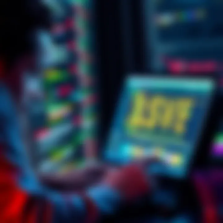 A person reviewing code on a laptop while considering privacy risks and performance issues of OpenRouter models.