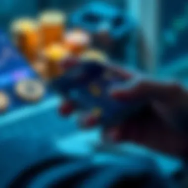 A person using a Ledger device to swap cryptocurrencies, showing an interface with options for different coins and transaction details.