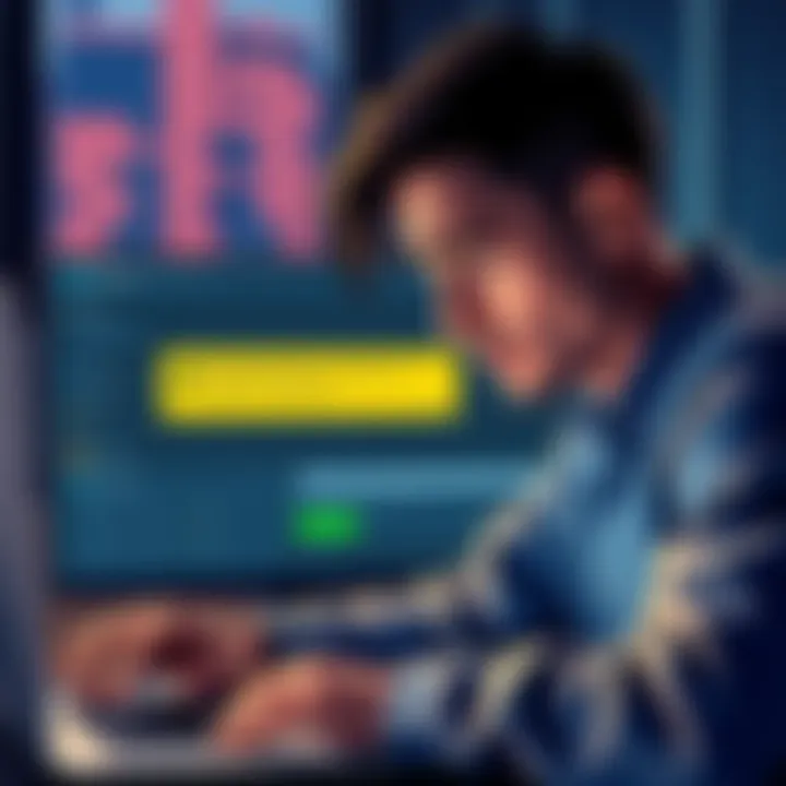 A graphic showing a person confused while trying to transfer Bitcoin from Coinbase to an Electrum wallet, with error message highlighted on a screen.