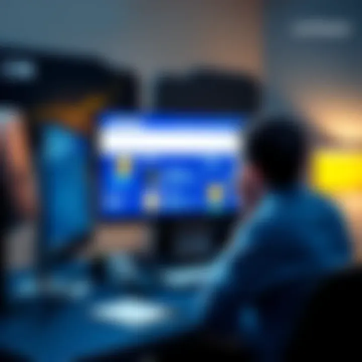 Coinbase Account Experience A person sitting at a desk, looking at a computer screen showing the Coinbase website, deep in thought about their account status and rewards.