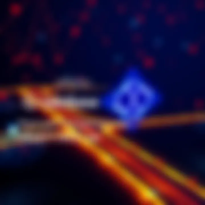 A visual representation of the partnership between Coinbase and Chainlink, featuring the logos of both companies and symbols for cryptocurrency assets being bridged