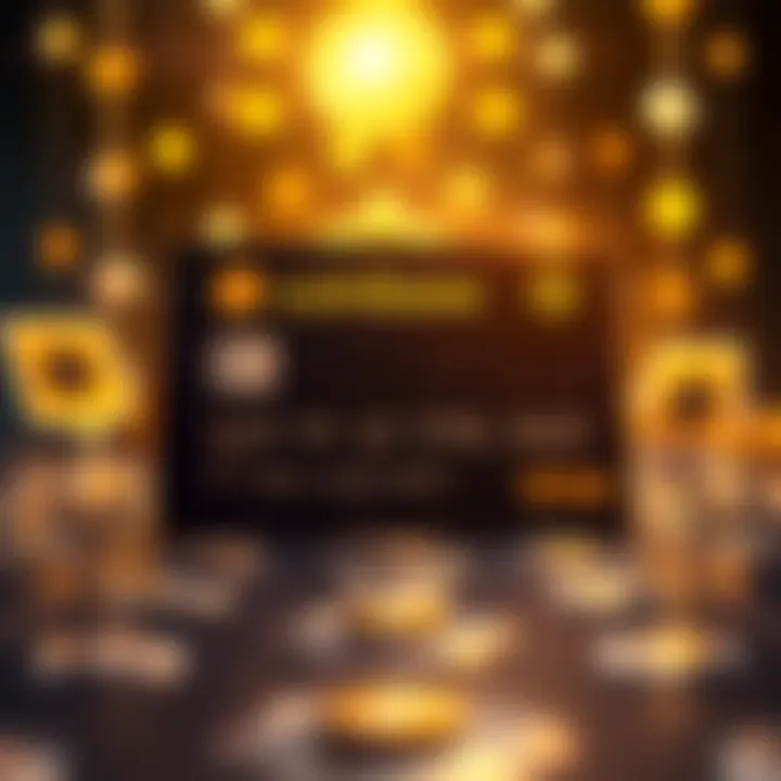 Coinbase Credit Card A visual representation of the Coinbase credit card featuring a 4% DCA rate, with a sleek design and cryptocurrency symbols in the background.