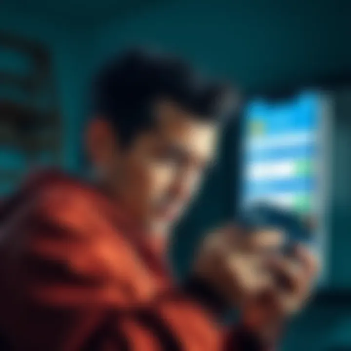 A person looking frustrated while checking their Coinbase debit card balance, showing a Cash App withdrawal screen in the background.