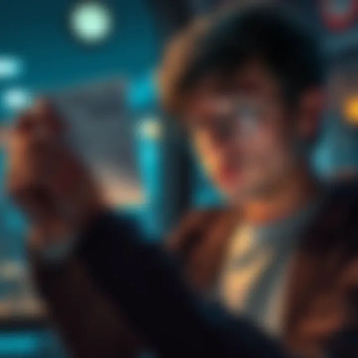 A worried person looking at a bank statement showing an unauthorized charge from Coinbase.