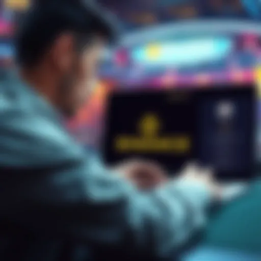 A user checking their Coinpoker account while viewing Binance for fund transfer status.