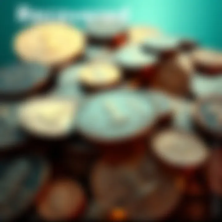 A collection of coins that were recovered from the World Trade Center after the 9/11 attacks, showcasing their historical context and significance.