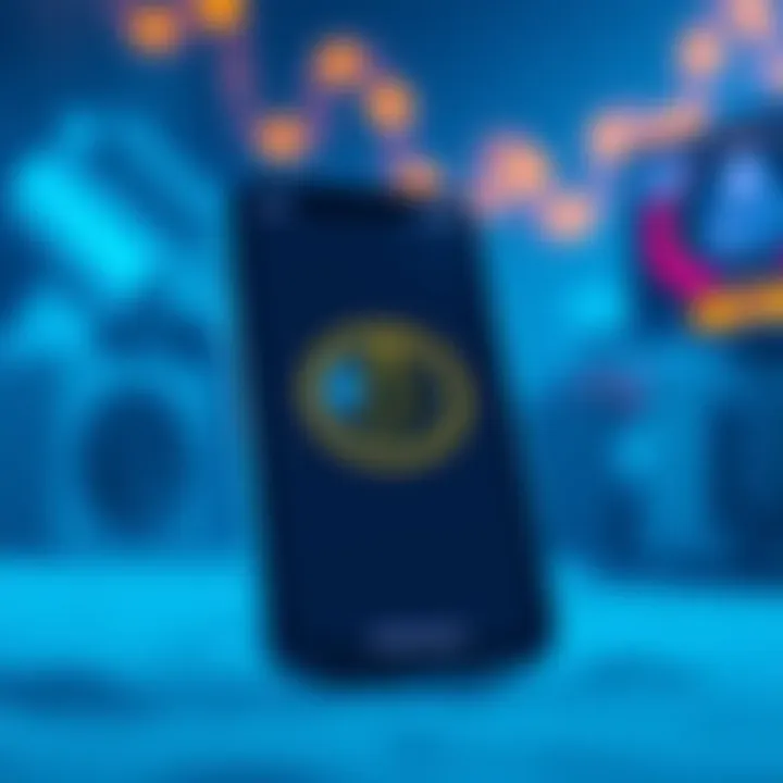 A smartphone displaying a Bitcoin cold wallet app, with a secure lock symbol indicating safety.