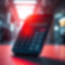 A COLDCARD device designed to look like a calculator, showcasing its sleek design and functionality.