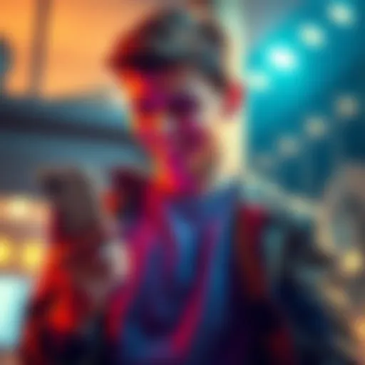 A college student looks excited while checking his Bitcoin balance on a smartphone.