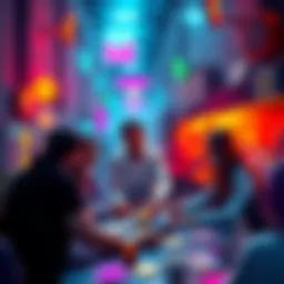 Group of people collaborating on a security plan to protect bitcoin funds from hackers, with a focus on securing private keys.