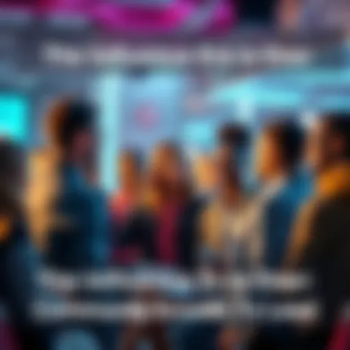 A diverse group of people engaged in a discussion about community-driven marketing, highlighting the shift from influencers to direct engagement.