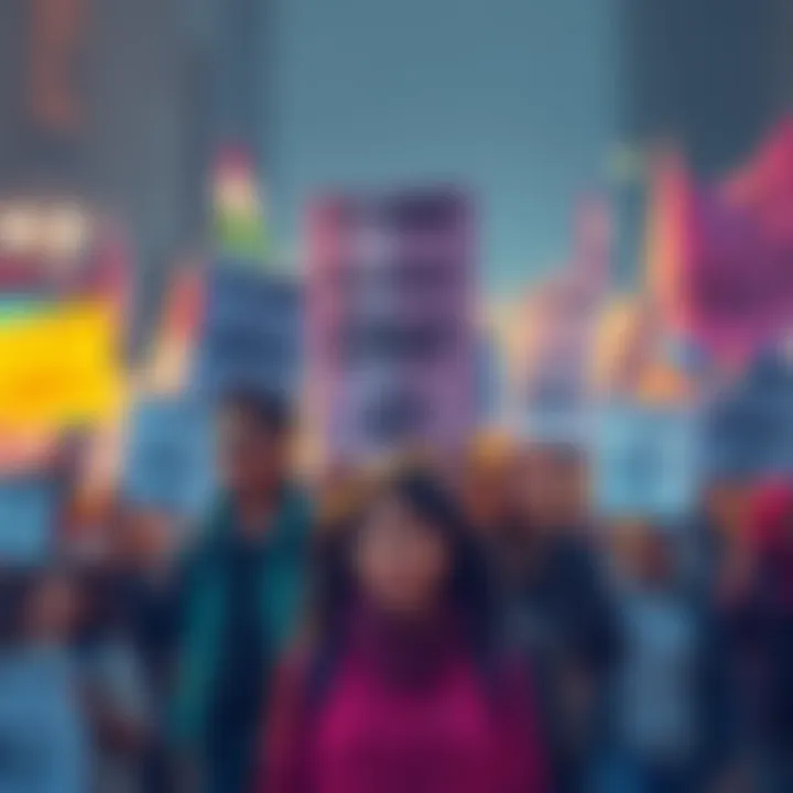 Group of people holding signs to combat misinformation about Ergo on CoinEx