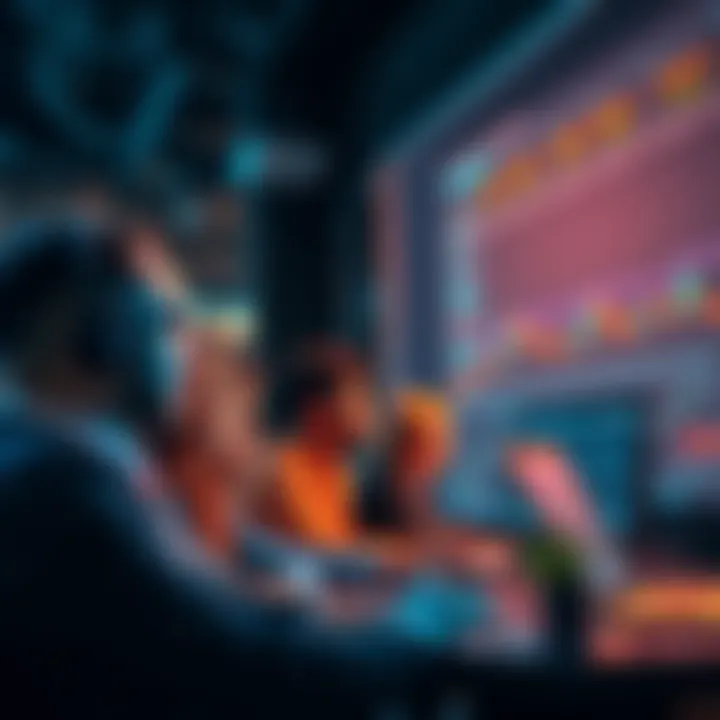 People discussing trading strategies and sharing insights in a vibrant online forum environment