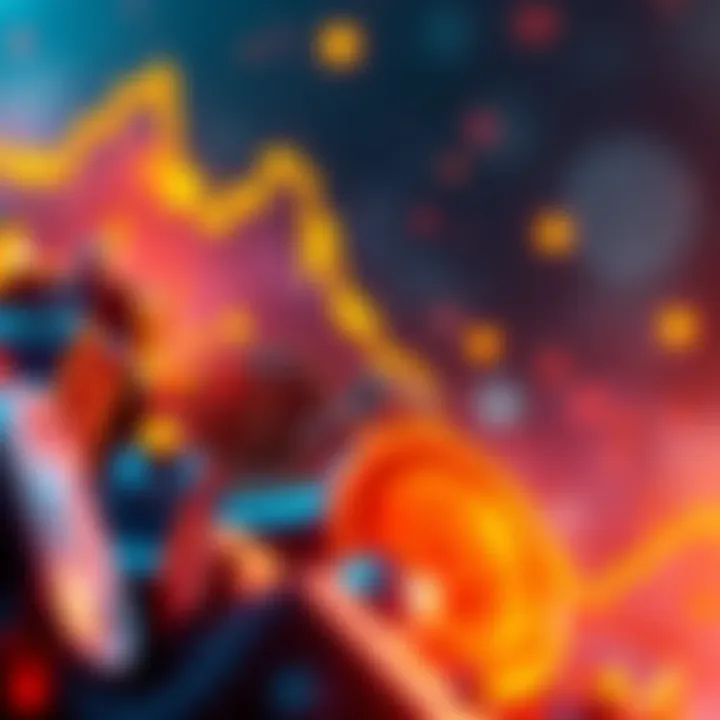 Compound Cryptocurrency Price Surge Visual representation of Compound's price increase and trading volume spike