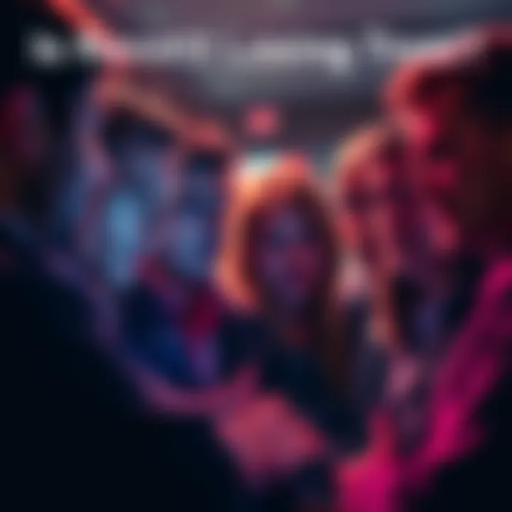 A group of people expressing concerns about banking experiences, comparing Revolut and Trade Republic, with visible worry on their faces