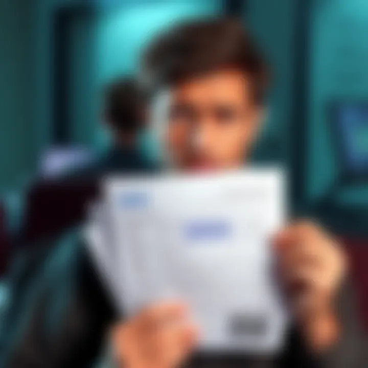 A frustrated user holds up KYC documents, questioning the need for new verification after years with an account.